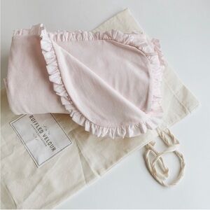 Restoration Hardware Pink Ruffled blankets